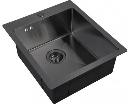 Кухонная мойка нержавеющая Zorg Inox PVD 4551 Grafit