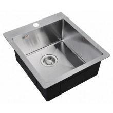 Мойка Zorg Light ZL R 450510, 45 х 51 см, брашированная матовая нержавеющая сталь