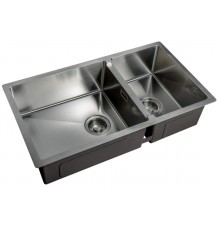 Мойка Zorg Light ZL R 780-2-440, 78 х 44 см, брашированная матовая нержавеющая сталь