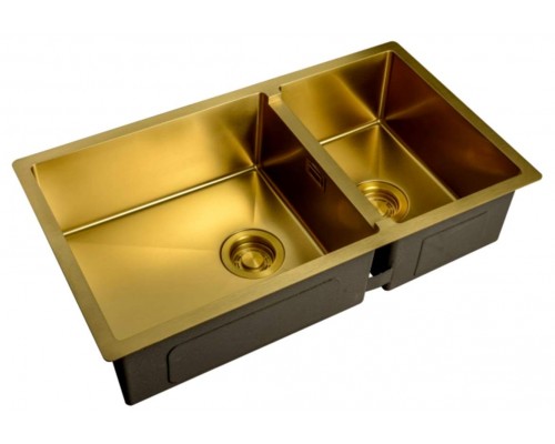 Мойка Zorg Light ZL R 780-2-440 Bronze, 78 х 44 см, бронза