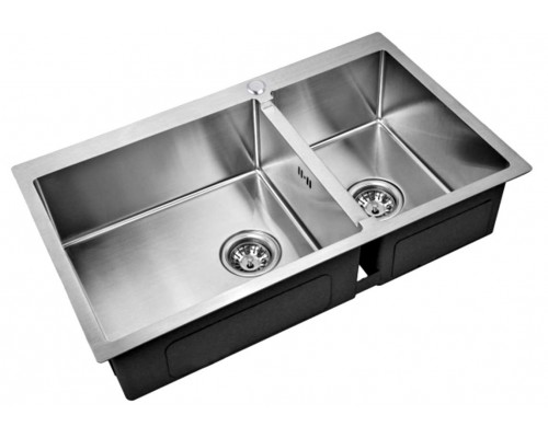 Мойка Zorg Inox R 78-2-51-L/R, 78 х 51 см, брашированная матовая нержавеющая сталь