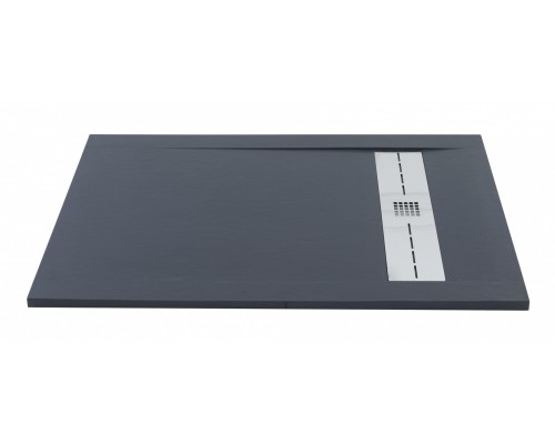 Душевой поддон Aquanet Delight 160 х 80 см, прямоугольный, черный камень, 258900