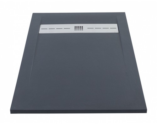 Душевой поддон Aquanet Delight 160 х 80 см, прямоугольный, черный камень, 258900