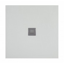 Душевой поддон Aquanet Pleasure 90 х 90 см, квадратный, серый камень, 258874