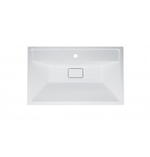 Раковина Am.Pm Inspire 2.0 M50AWPX0801WG искусственный мрамор, 80 см, с переливом