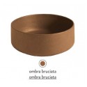 Раковина ArtCeram Cognac Countertop COL001 19; 00, накладная, цвет - ombra bruciata, 42 х 42 х 16 см