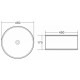Раковина BelBagno BB1383 накладная 45 х 45 х 17 см