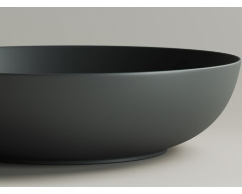 Раковина Ceramica Nova Element 52 x 39.5 x 13 см, накладная, тёмный антрацит матовый, CN6017MDH