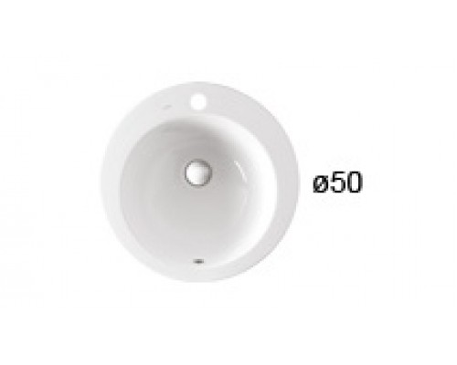 Раковина встроенная Globo Lavabi d'arredamento Band SAP50.BI*1, 50х50 см