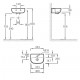Раковина Jacob Delafon Odeon Up E4761-00, 36 x 26 см