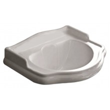 Раковина Kerasan Retro 103301, без отверстий под смеситель