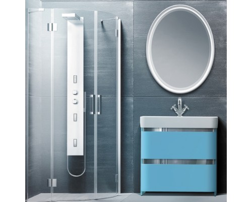 Раковина Kirovit Олимпиа 80, 4640021061091, фаянс, белый