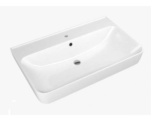 Раковина Kirovit Олимпиа 80, 4640021061091, фаянс, белый