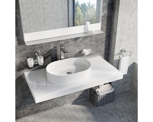 Раковина Ravak Ceramic Slim O, 55 х 37 см, цвет белый, XJX01155001