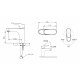 Смеситель Bravat Pure F1105161C для раковины