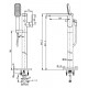 Смеситель Bravat Gina F665104C-B3-ENG для ванны
