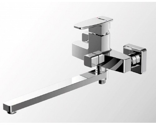 Смеситель Bravat Riffle F672106C-L для ванны, длинный излив