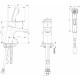 Смеситель Bravat Line F15299C-2 для раковины с гигиеническим душем