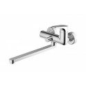 Смеситель Bravat Vega F6119177CP-01L c длинным изливом для ванны, хром Смеситель Bravat Vega F6119177CP-01L c длинным изливом для ванны, хром