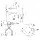 Смеситель D&K Speyer Rhein DA1312101 для раковины