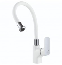 Смеситель D&K Berlin Steinbeis DA1432916 для кухни, белый