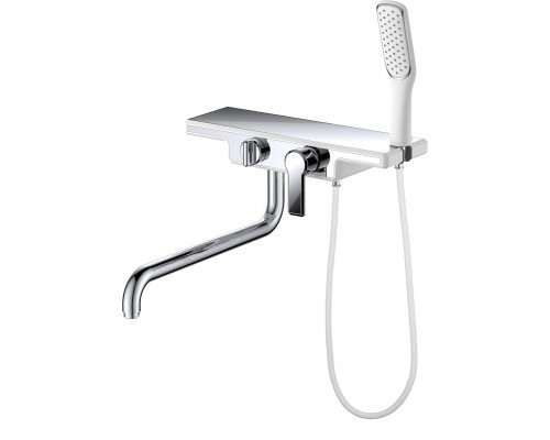 Смеситель D&K Berlin Steinbeis для ванны и душа, белый/хром, DA1453316