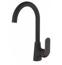 Смеситель D&K Venice Gondola DA1022418 для кухни, черный