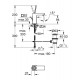 Смеситель для раковины Grohe Eurocube Joy 23654000, с донным клапаном, хром