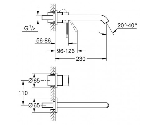Смеситель Grohe Essence New 19967001 для раковины
