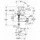 Смеситель однорычажный Grohe Plus 23871003 для раковины, со сливным гарнитуром