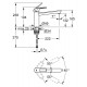 Смеситель Grohe BauLoop 31706000 для кухонной мойки, средний излив