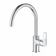Смеситель Grohe BauLoop 31368001 для кухонной мойки, высокий излив
