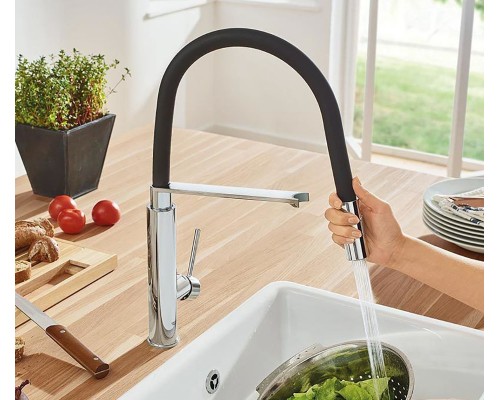 Смеситель Grohe Concetto New 31491000 для кухонной мойки, черный