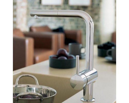 Смеситель Grohe Minta 32168000 для кухонной мойки с выдвижным изливом