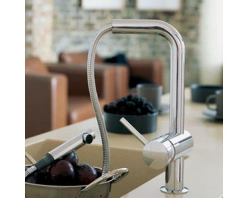Смеситель Grohe Minta 32168000 для кухонной мойки с выдвижным изливом
