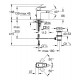 Смеситель Grohe Eurocube 23138000 для биде