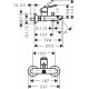 Смеситель Hansgrohe Logis loop 71244000 для ванны