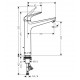 Смеситель для раковины Hansgrohe Novus 71123000, с донным клапаном