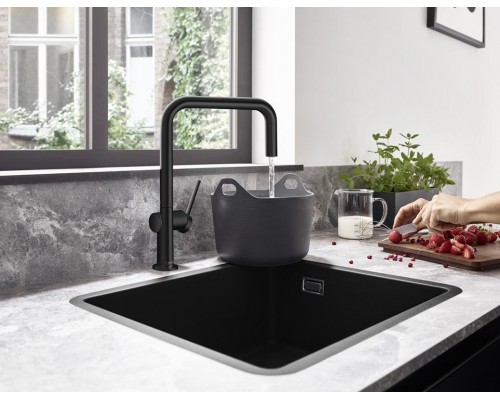 Смеситель Hansgrohe Talis M54, для кухни, черный матовый, 72806670 Смеситель Hansgrohe Talis M54, для кухни, черный матовый, 72806670