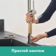 Кухонный смеситель Hansgrohe Talis M54, 72808670, с вытяжным изливом, черный матовый