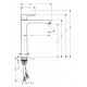 Смеситель Hansgrohe Metris 31184000 для раковины