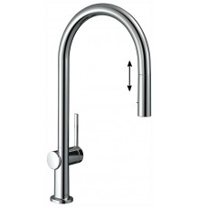 Кухонный смеситель Hansgrohe Talis M54, 72842000, с вытяжным изливом, 2 режима струи, хром