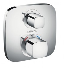 Смеситель Hansgrohe Ecostat термостатический, с запорным вентилем, хром, 15707000