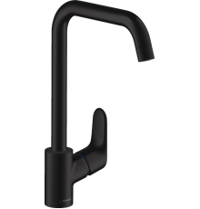 Смеситель Hansgrohe Focus Е2 31820670 для кухни, черный матовый