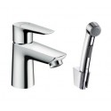 Смеситель Hansgrohe Talis E 71729000 для раковины с гигиеническим душем, хром