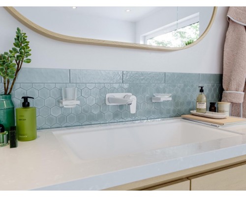 Смеситель Hansgrohe Talis E для раковины, белый матовый, 71734700