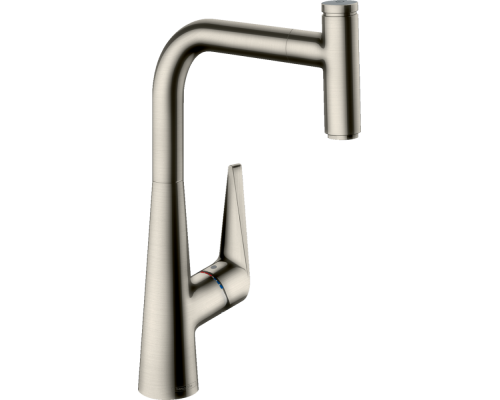 Смеситель Hansgrohe Talis S 300 72821800 для кухни с выдвижным изливом, под сталь