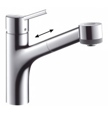 Смеситель Hansgrohe Talis S 32841000 для кухни с выдвижной лейкой