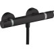 Смеситель для душа Hansgrohe Ecostat Comfort, термостатический, черный матовый, 13116670