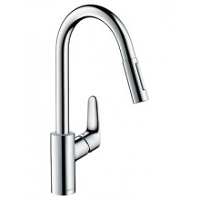 Смеситель для кухни Hansgrohe Focus 31815000 выдвижной излив, хром